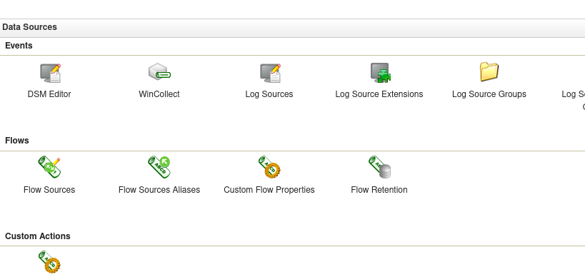 QRadar log sources